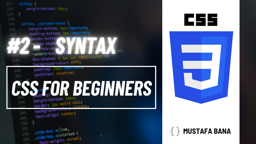 CSS Syntax .. How To Write a CSS Code